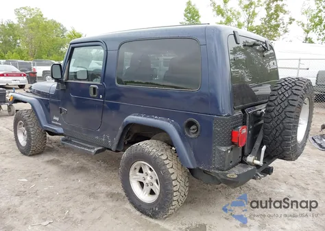 2006 Jeep Wrangler / Tj Unlimited z USA, uszkodzony, nr VIN 1J4FA44S06P719950